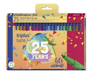 Staedtler Fiberpen Triplus Color 1,0 25-jarig pakket (20+5)
